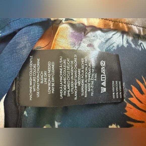 NWOT Anthropologie The Estela Sheer Printed Blouse Size medium - Picture 12 of 13